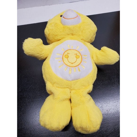 2012 Hasbro American Greetings Care Bear Funshine Plush - 13 Inch - Picture 6 of 12